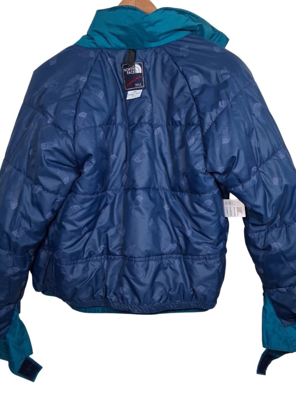 Vintage 1990s North Face Extreme Jacket Women 10 Snow Ski Blue Gore Tex Winter - Picture 3 of 16